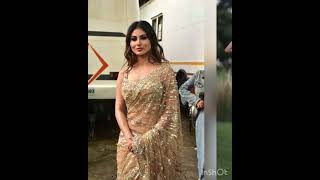 Mouni Roy Saree Collection Status Part 2