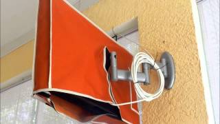 How to install Waterproof Outdoor TV Cover Clear Invisible full TV cover