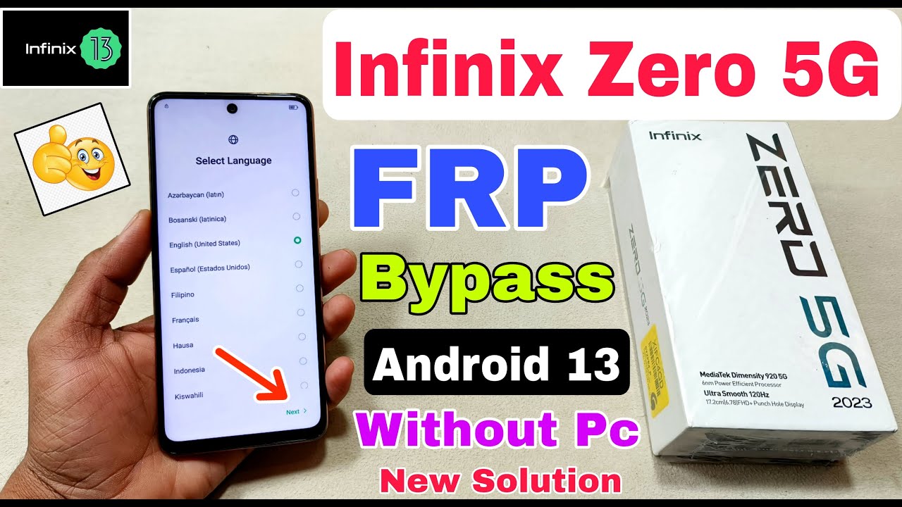 Infinix Zero 5G FRP Bypass Android 13 | New Trick | Infinix Zero 5G FRP Bypass Android 13 | New Trick |