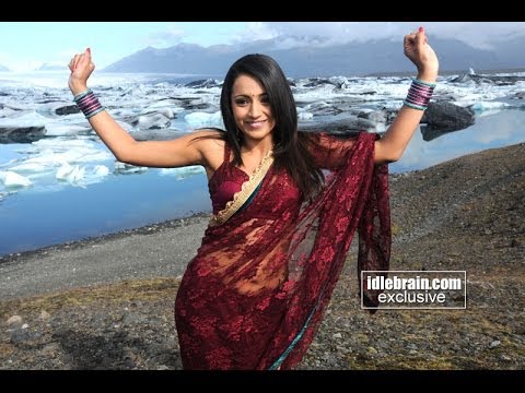 Trisha hot and cute in Sari