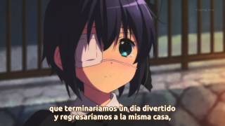 Yuta y Rikka Beso (chuunibyou demo koi ga shitai ren) sub esp.