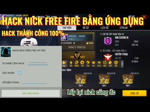 Cách Hack Nick Free Fire Của Người Khác Bằng Ứng Dụng Và Id Game | Lộc Mod TV