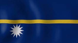 Flag Of Nauru With National Anthem A Tribute To Nauru