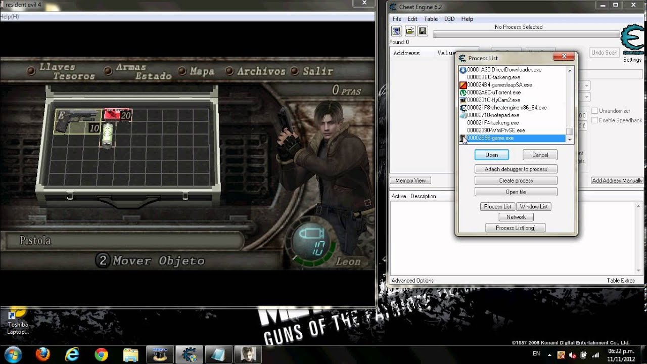 Resident evil 4 PC infinite ammo tutorial Cheat Engine ... - 1280 x 720 jpeg 141kB