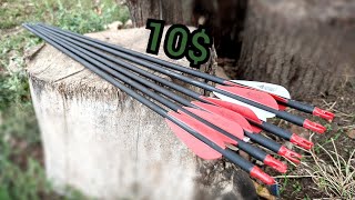 Cheap Arrows Review Shooting Rubber Vanes Off The Shelf