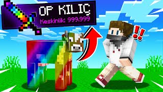 Mi̇necraftta İneklerden Efsaveni̇ Eşyalar Düşüyor - Minecraft