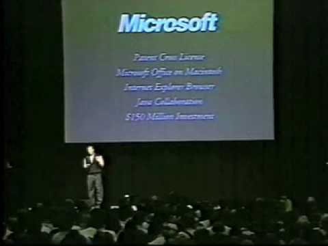 Macworld Boston 1997-The Microsoft Deal