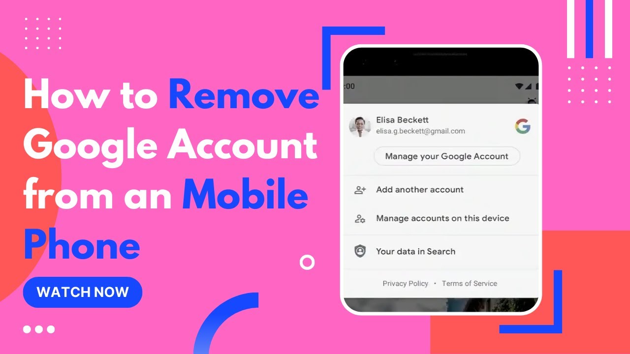 how to Remove Google Account from Android Phone/Mobile | how to Remove Google Account from Android Phone/Mobile |