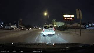 Snowy and icy day accident in Portland Oregon 2