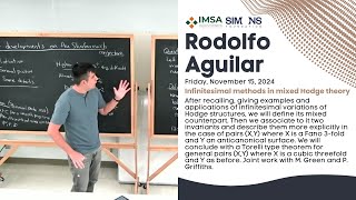 Rodolfo Aguilar, University of Miami: Infinitesimal methods in mixed Hodge theory