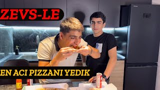 Zevslə Dünyanin Ən Aci Pizzasini Yedi̇k