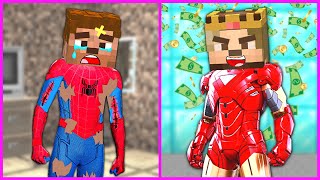 FAKİR SÜPER KAHRAMAN VS ZENGİN SÜPER KAHRAMAN! 😱 - Minecraft