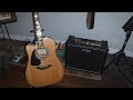 Boss Katana 100 Watt Amp Demo With Acoustic Guitar