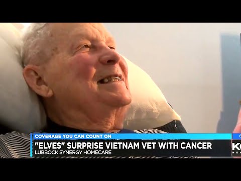 Elder Elves Surprise Vietnam Vet with Cancer in Lubbock