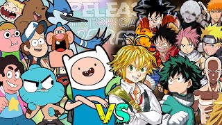 Anime Vs Caricaturas Especial 500 Subs Peleas Historicas De Rap Ft. Capos
