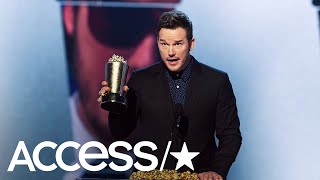 Chris Pratt Shares 9 Hilarious & Heartfelt Life Rules At The 2018 MTV Movie & TV Awards | Access Chris Pratt Shares 9 Hilarious & Heartfelt Life Rules At The 2018 MTV Movie & TV Awards | Access
