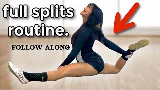 SPLITS STRETCHING ROUTINE - do this everyday - for everyone