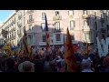 Multitud pide independencia de Cataluña
