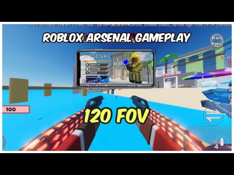 Roblox Arsenal Mobile Gameplay with Max FOV
