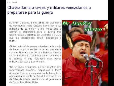 Nov 8, 2009 Chavez calls Venezuelan civil and military preparations for war