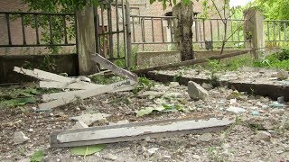 Видео Стаханов. Жевлаков. В результате обстрела Ирмино повреждения получила подстанция от Администрация города Стаханова, Ирмино, Украина
