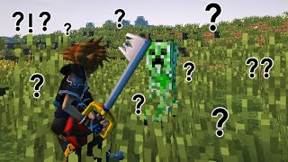 Minecraft Kingdom Hearts characters Custom Steve mod Animations pack