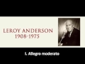 Leroy Anderson - Concerto in C Major for Piano and Orchestra