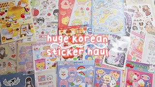 Huge Korean Sticker Haul