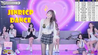섹시한 한국 댄서 Kpop Dance Jinricp Pandacl 소녀가 춤을 추고 있다 연습