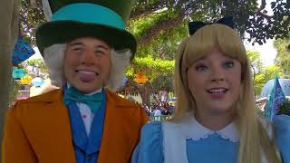 Alice And Mad Hatter Are Extremely Popular Disneyland Ca -Fatima Lakhani Reupload