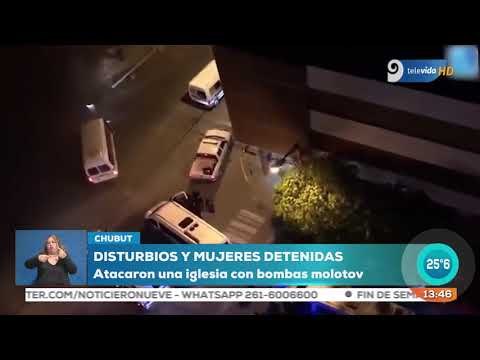 Incidentes en #Trelew durante el #Encuentro Nacional de Mujeres #ENM