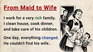Learn English Through Stories Level 3 From Maid To Wife - Graded Reader English Audio Podcast