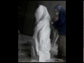 Carving tutorial of a 700kg white marble sculpture Part 1 (Weeks 1 & 2) by Frederic Chevarin