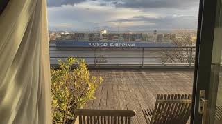 Ausblick am Fenster einer unserer Suites Rainvilles Elbterrassen