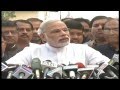Shri Modi addresses a Press Conference in Patna