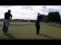 Tiger Woods hits 4 balls of the tee on the 17th at St Andrew,British Open 2010