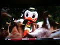 Oregon duck mascot on gameday