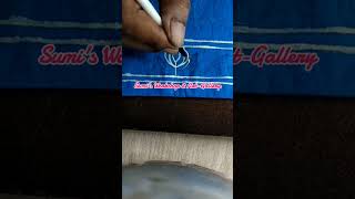 How To Paint Blouse Sumis Workshop & Art-Gallery Very Simple Blouse Design হত আক নকশ