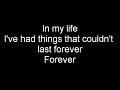 Blessed By A Broken Heart - Forever (Lyrics)
