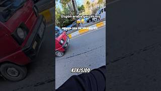 Üzgün Araba Yakaladım Gerçekmiş