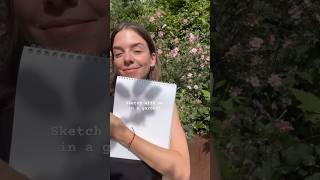 Sketch With Me In A Garden
