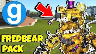 Brand New Fredbear Pack Spotlight! Five Nights at Freddy's Garry's Mod Sandbox