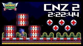 Sonic Origins - Sonic 3 Carnival Night Act 2 Speedrun - 222.44