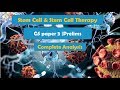 Topic :Complete Analysis | Stem Cells |Stem Cell Therapy |Application | Challenges | Prelims + Mains