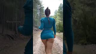 Soyneiva Hot Girl Waking Alone In Forest By Red Vines