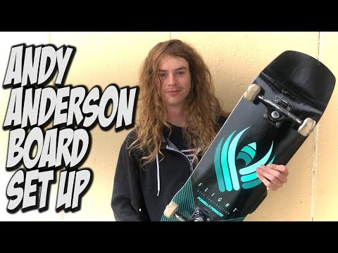 ANDY ANDERSON BOARD SET UP AND INTERVIEW !!!