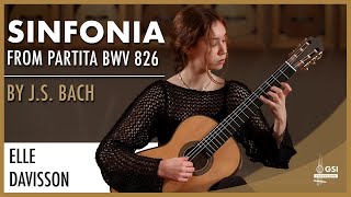J.s. Bachs Sinfonia From Para, Bwv 826 Played By Elle Davisson On A 2013 Hermann Hauser Iii