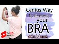 How to remove BRA without removing Clothes  #girlshack #brahack #missbeautypie #shorts