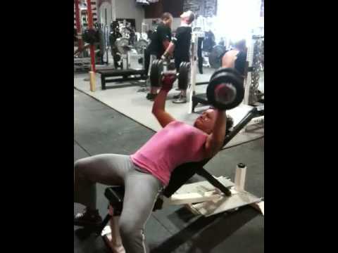 Elbows in incline dumbbell 2011