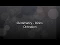 Cleromancy - Dice Divination